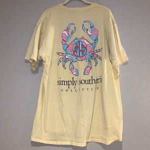 Yellow simply southern t-shirt